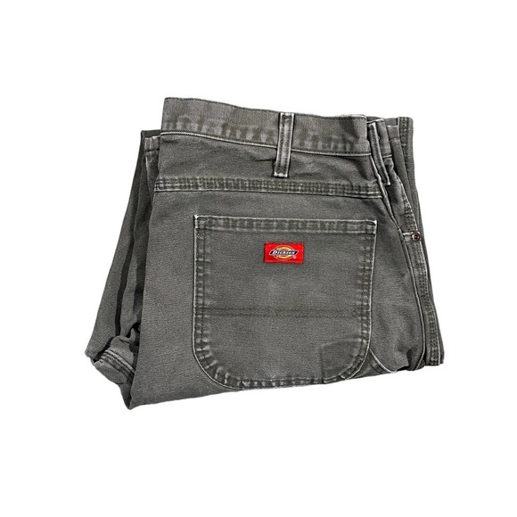 Y2K Dickies Forest Green Wokwear Pants - 36 x 32 - Picture 3 of 5